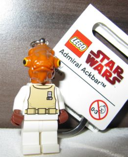 LEGO 852836 Schlüsselanhänger Star Wars Admiral Ackbar Neu
