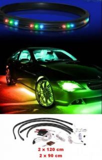LED Unterboden Beleuchtung RGB 252 SMD 2x90 2x120 cm Farbwelchsel