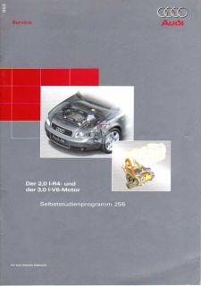 SSP 255 AUDI A6 C5 Motor 2,0L 96kW 5V Handbuch ALT