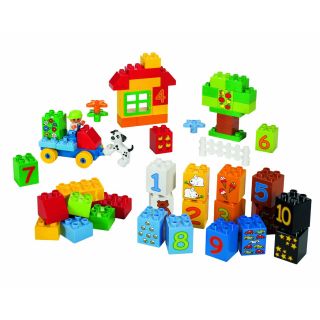Lego Duplo Zahlen Lernspiel Zahlenlernspiel Alter2 5 Steine Figuren