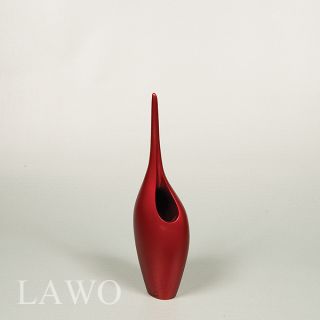 LAWO Lack Design Vase SELINA bordeaux rot Modern Deko Blumenvase