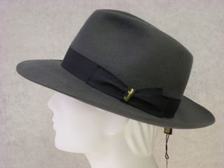 Borsalino Humphrey Bogart Hut grau Haarfilz Hüte italie