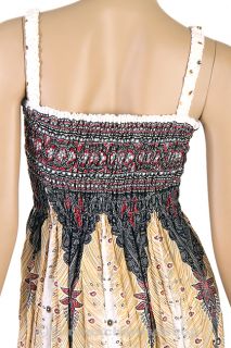 Bohemian Damen Sommerkleid Maxikleid Rock Strand Kleid BoHo XS L