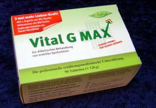 Dr. Hittich VITAL G MAX 90 Tabl. Potenzmittel Potenz