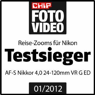 Nikon AF S 24 120mm 14G ED VR Objektiv inkl. HB 53 Kamera