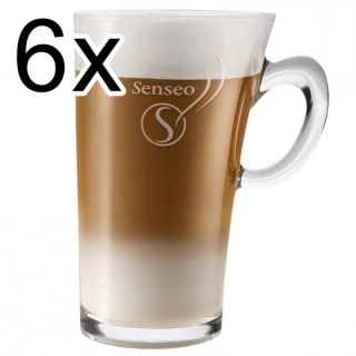 Senseo Latte Macchiato Glastasse, 260 ml, 6er Pack