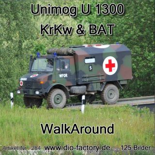 FOTO DVD 284 ** Unimog U 1300 KrKw + BAT ** WalkAround