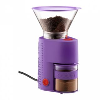 Bodum Bistro elektrische Kaffeemühle lila