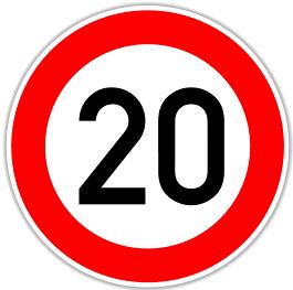 Schild 20.Geburtstag Verkehrsschild StVO NEU Schilder