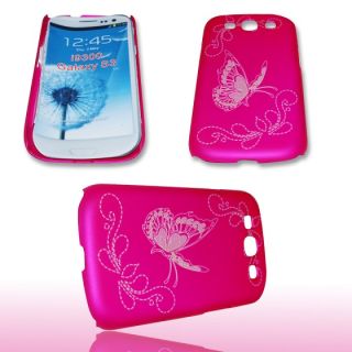 Handy Tasche Cover Case Pink f. Samsung i9300 Galaxy S3