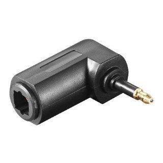Audio Adapter 3.5mm mini Winkel Stecker auf Toslink 