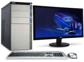 Acer Aspire M5400 Desktop PC (AMD Phenom X6 1055T, 2,8GHz, 4GB RAM