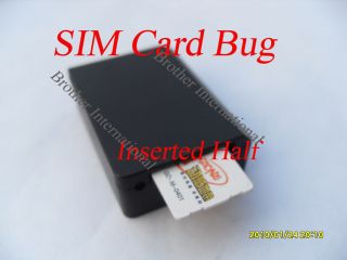 The flash of red light indicates the SIM card is correctly inserted