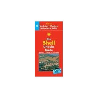 Shell Urlaubskarte Italien 06. Umbrien, Marken, Italienische Adria 1