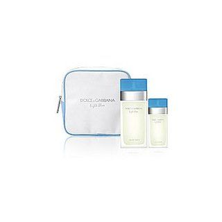Dolce & Gabbana Light Blue 100ml EdT + 25ml EdT + Kosmetik Tasche