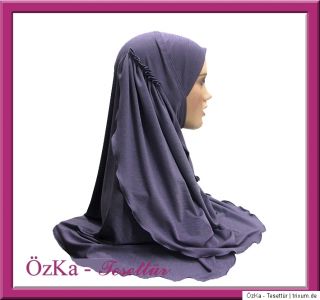 Exclusives Kopftuch 5 Farben Schlaufe Esarp Tesettür Hijab Bone Islam