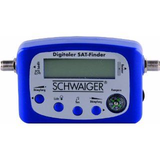 Schwaiger SF80 031 Satelliten Finder mit LCD Display: 