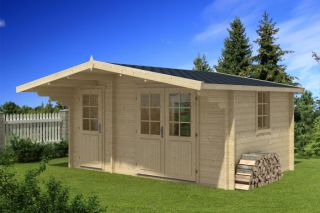 Gartenhaus Blockhaus 470 x 320 cm in Premium Qualität / 40mm