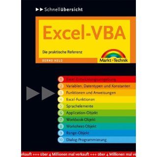 Excel VBA Schnellübersicht Die praktische Referenz