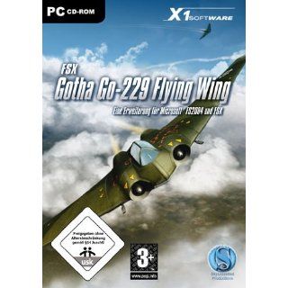 Gotha Go 229 Flying Wing   Add On für Microsoft FSX und FS2004 (PC
