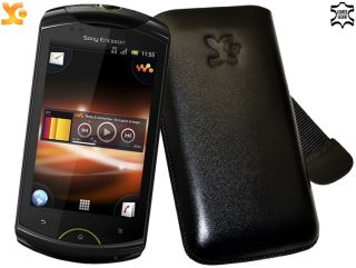 Original SunCase Etui Tasche Sony Ericsson Xperia Live