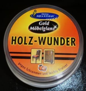 Aqua Clean Gold Möbelglanz Holzpaste 300g Holzpolitur