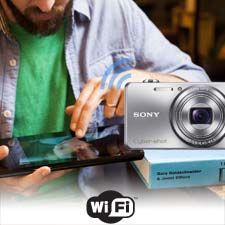 Durch integriertes Wi Fi® können Sie Fotos und Videos direkt an Ihr