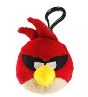 Angry Birds Space Backpack Plush Clip Super Red Bird *New*