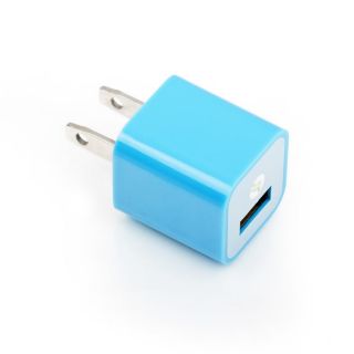 10 Color USB Power Adapter Wall Charger for iPhone4 4S iPod Touch Nano