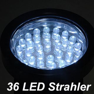 36 LED Montlicht Teich Lampe Unterwasser Aqurium Beleuchtung Strahler