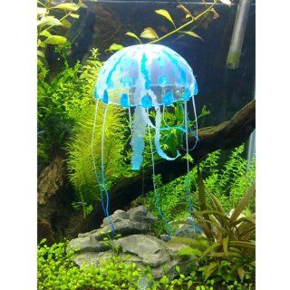 glühend Wirkung künstlich Qualle für Aquarium Fisch Tank ornament