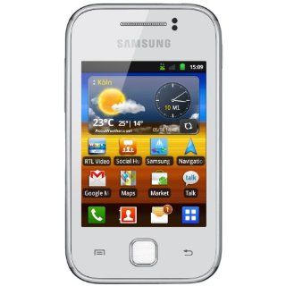Samsung Galaxy Y S5360 Smartphone 3 Zoll pure white: 