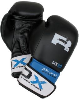 RDX 10oz Rex Leather Boxing Gloves Fight,Punch Bag MMA