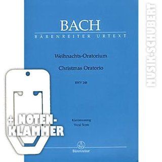 Bach Weihnachtsoratorium BWV 248   Klavierauszug 