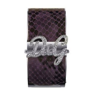 Dolce&Gabbana Damen Armbanduhr Edelstahl/Leder small 