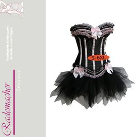 Corsage Kleid Mini Rock Petticoat Tutu Gothic