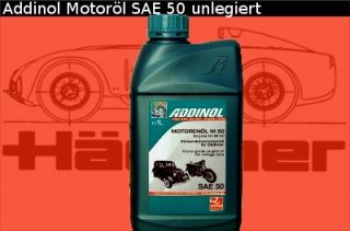 Addinol M50 Motoröl SAE 50 API SA / CA Motorenöl unlegiert Oldtimer