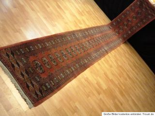 Schöner Buchara 500x80 cm TOP Seiden Glanz Orientteppich Teppich
