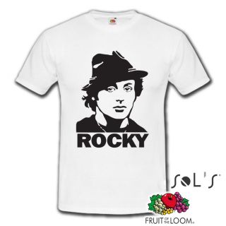 Rocky Balboa Stallone Boxen Sport Film Kino Kult T Shirt Herren
