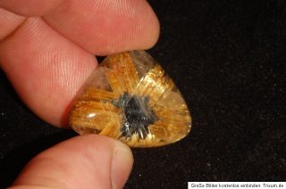 Sehr schöner RUTILSTERN – rutilated quartz   in Bergkristall