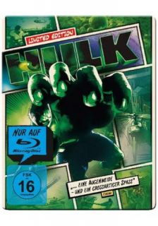 Hulk   Limited Comic Steelbook Edition   BLU RAY NEU OVP