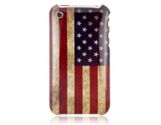 iPhone 3 3GS Schutz Hülle Case Amerika USA Tasche Apple Hard Cover
