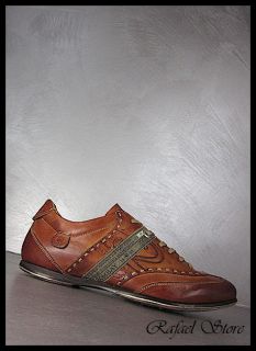 Herren Schuhe LA MARTINA 41 Sneaker Cuero Ambra Bombay Made In Italy