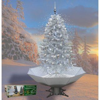 Weihnachtsbaum mit Schneefall, Schnee, LED Lichterkette, Musik   in