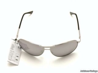Damen&Herren Sonnenbrille Brille Silber verspiegelt NEU
