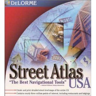 Street Atlas USA 8.0, 1 CD ROM For Windows 95/98/NT 4.0 or later