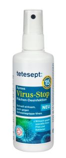 NEU** 100 ml Tetesept Virus Stop Desinfektion Spray gegen Viren