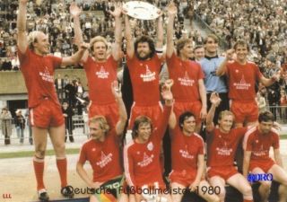 BAYERN MÜNCHEN + Deutscher Meister 1980 + BigCard #582