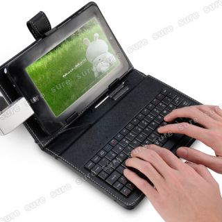 USB Tastatur Tasche Case für 7 Zoll Android Tablet ePad aPad