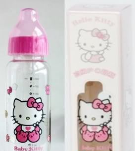 Baby Schnuller Flasche Nuckelflasche Hello Kitty Neu 56